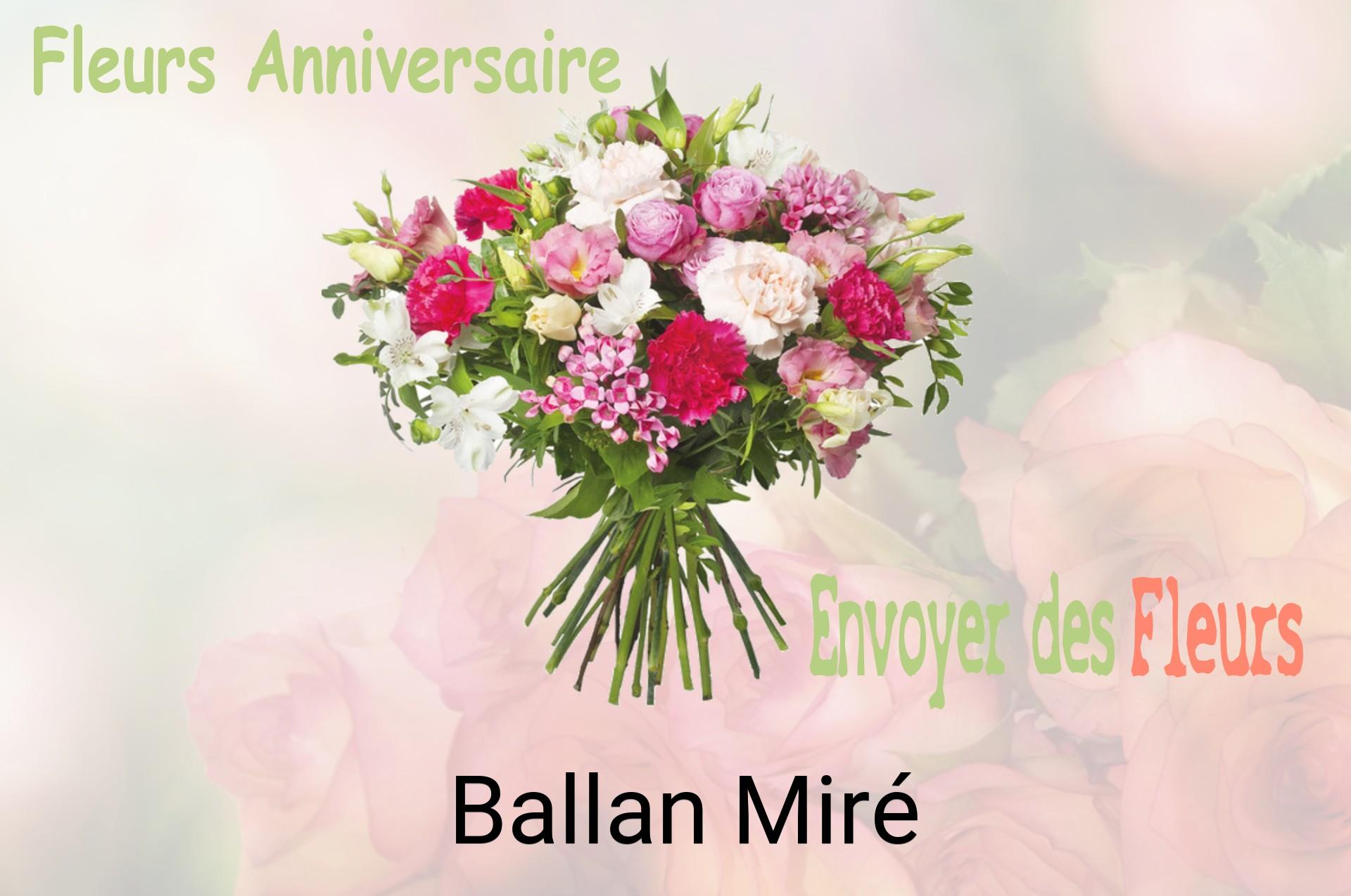 Bouquet de fleurs d’anniversaire livré à Ballan-Miré