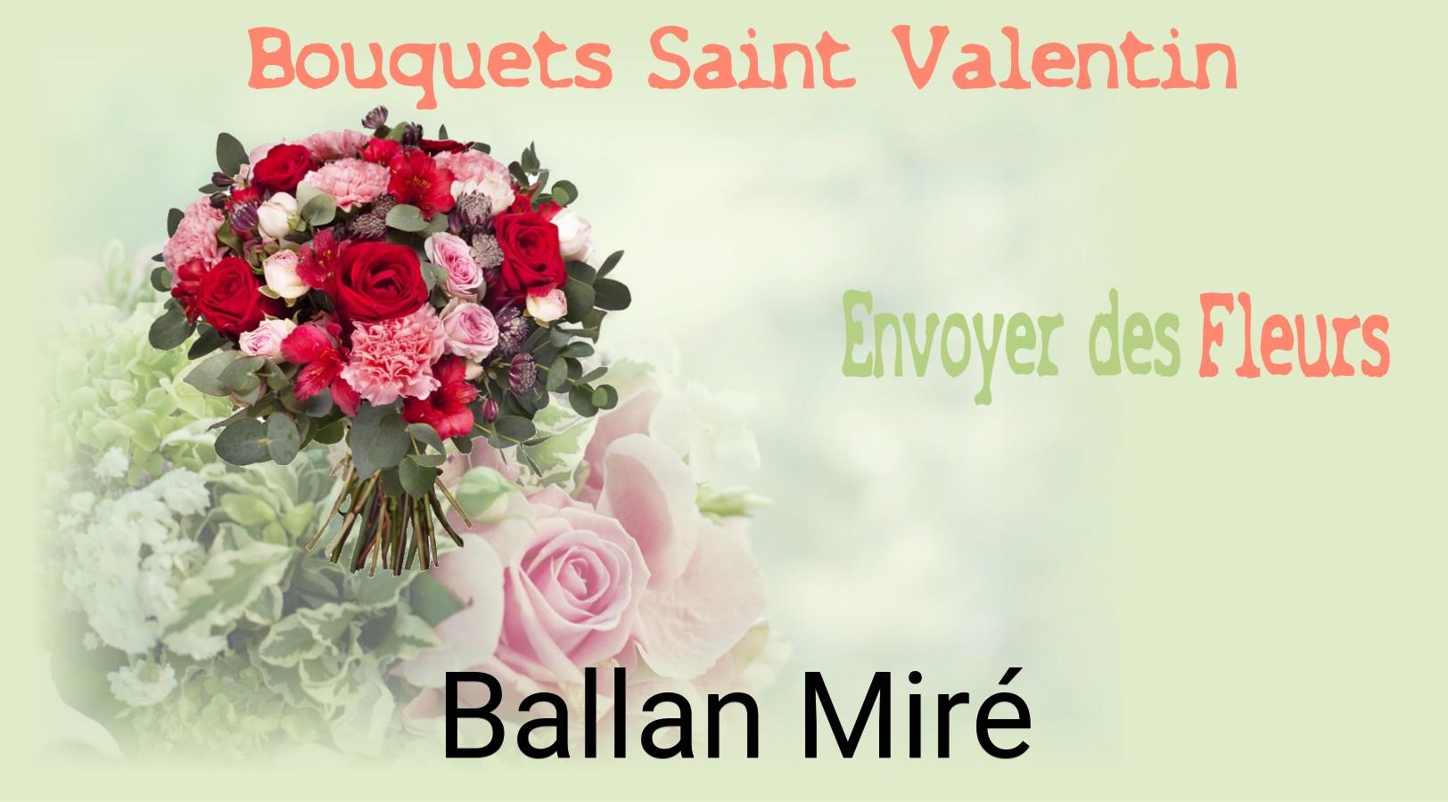 Roses de Saint-Valentin livrées à Ballan-Miré